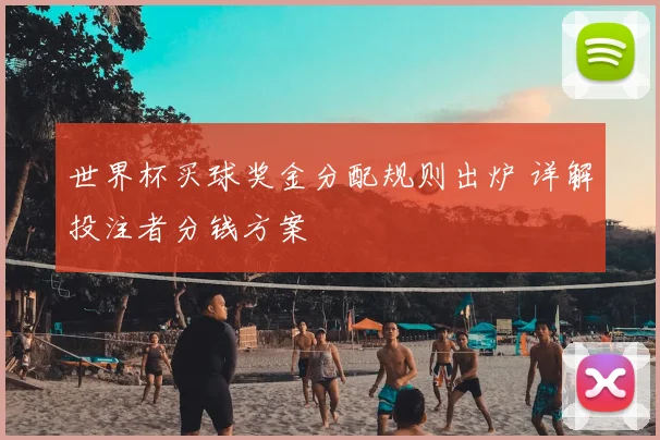 世界杯买球奖金分配规则出炉 详解投注者分钱方案